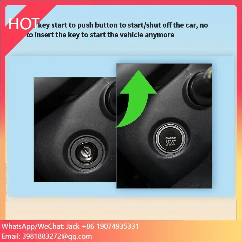 EASYGUARD Semi-plug Play Car Alarm System Suitable For FIT/ XRV/ GREIZ/ VEZEL/ GIENIA/ Acura MDX Passive Keyless Entry