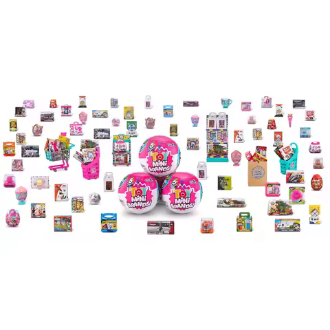 Zuru Surprise Mini Brand Pink Ball Anime Characters Mini Toys Mysterious Blind Box Original Collection Children's Birthday Gifts