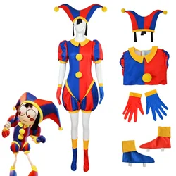 Disfraz de circo Digital para niños, traje de Cosplay de Pomni, mono Sexy, teatro de dibujos animados Ragatha Jax Caine, regalos de navidad