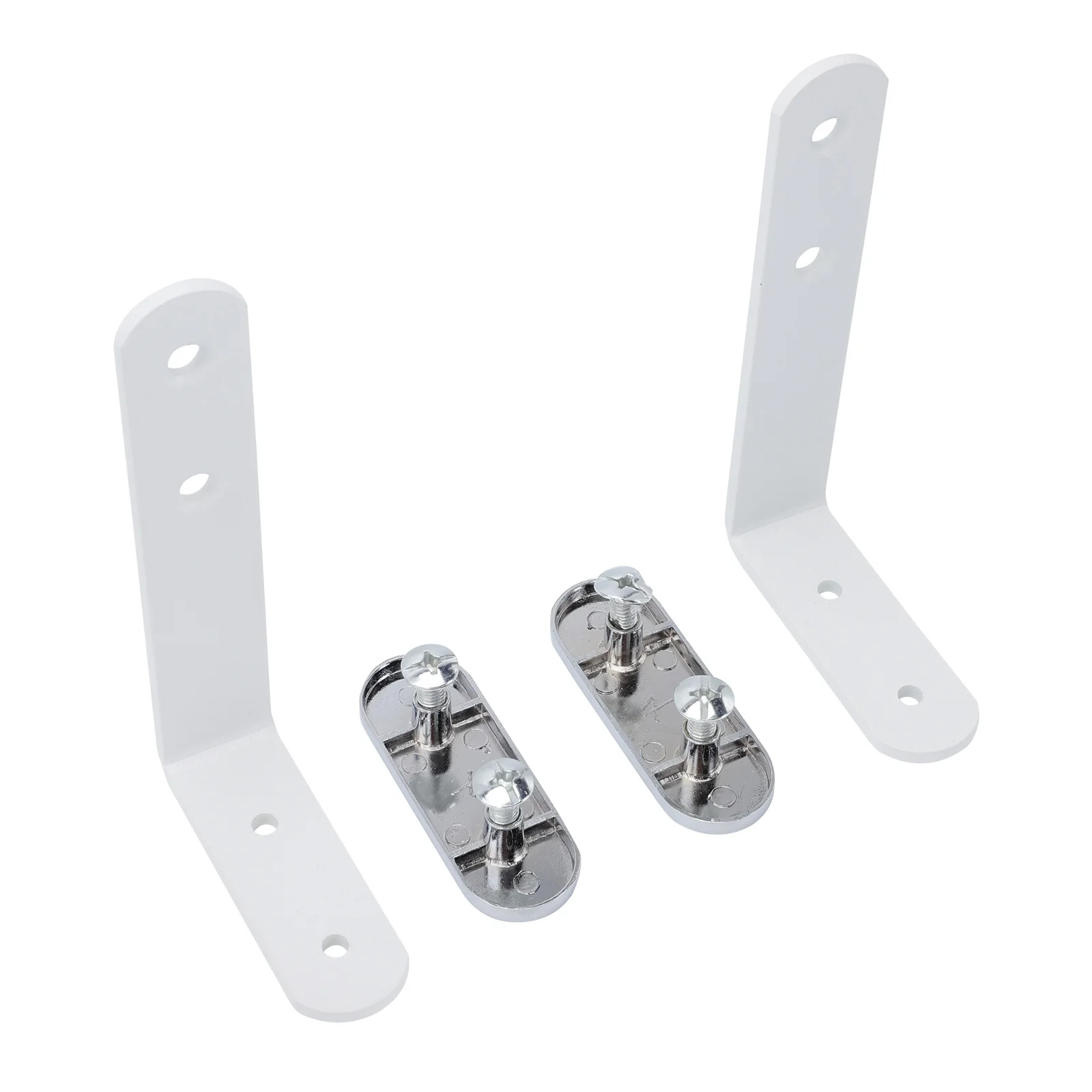 

2 set 2 Sets Aluminum Alloy Fold Screen Clip Baby Panel Clamps L-Shaped Corner Brackets Screen Fixing Support Stable Mounting