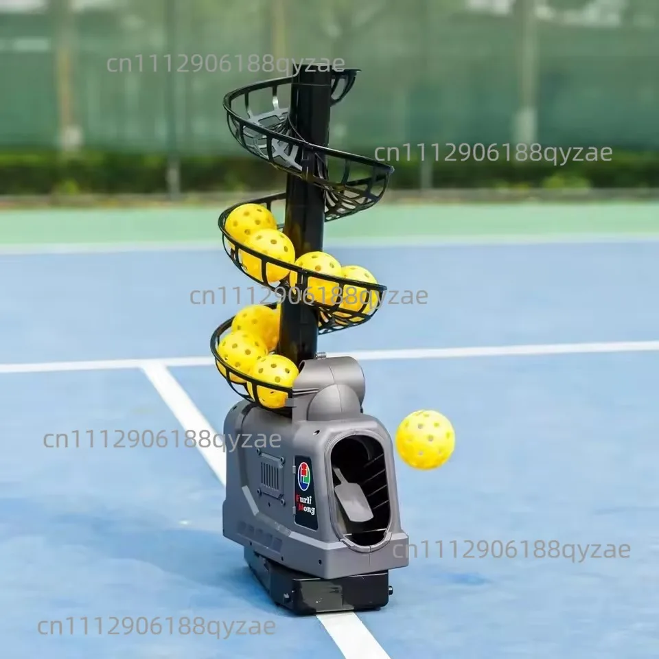 681PBH Pickleball Machine with Auto Swing, 3 Angles & 4 Speeds Adjustable, Portable Pickleball Launcher for Beginners