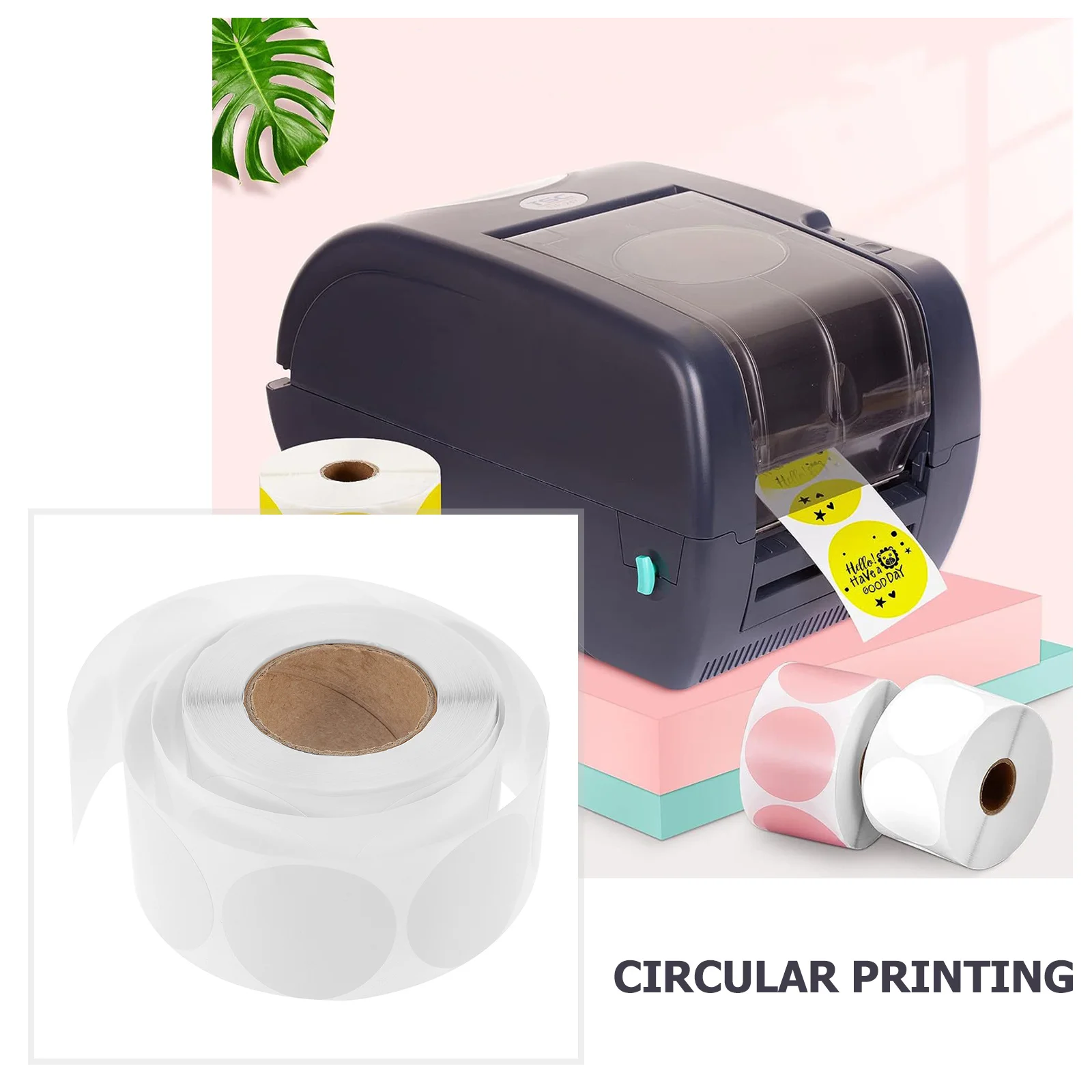 

1 Roll Waterproof Thermal Label Paper Self Adhesive Sticky Labels for Shipping Address Packaging Craft and Inventory Management