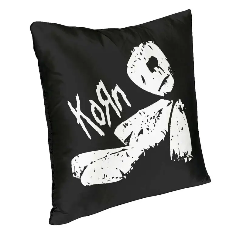 Korns Alternative Metal Rock Band Square Pillow Cover Home Decor Cushions Throw Pillow for Car Double-sided Printing