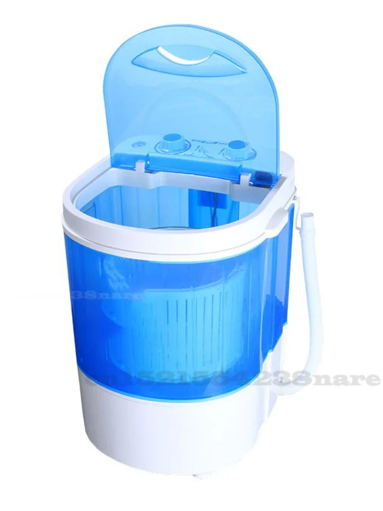 260W Semi-automatic Mini Washing Machine 4.5KG PP Plastic Single Bucket Pure Copper Motor Baby Washing Machine with Dehydration