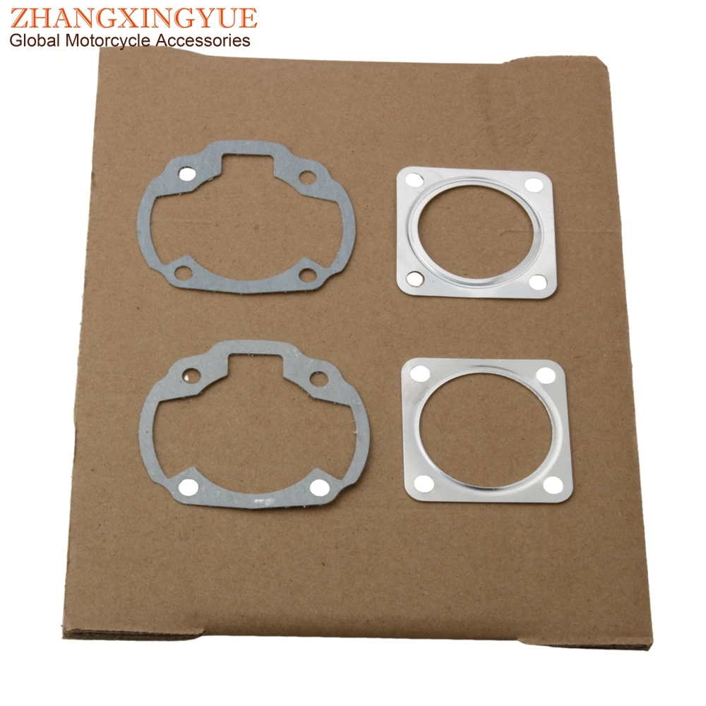 50cc 70cc Cylinder Gasket Set Top End For Suzuki Address 50 AJ AP Estilete Katana Sepia ZZ 50 AC 2T Engine Parts