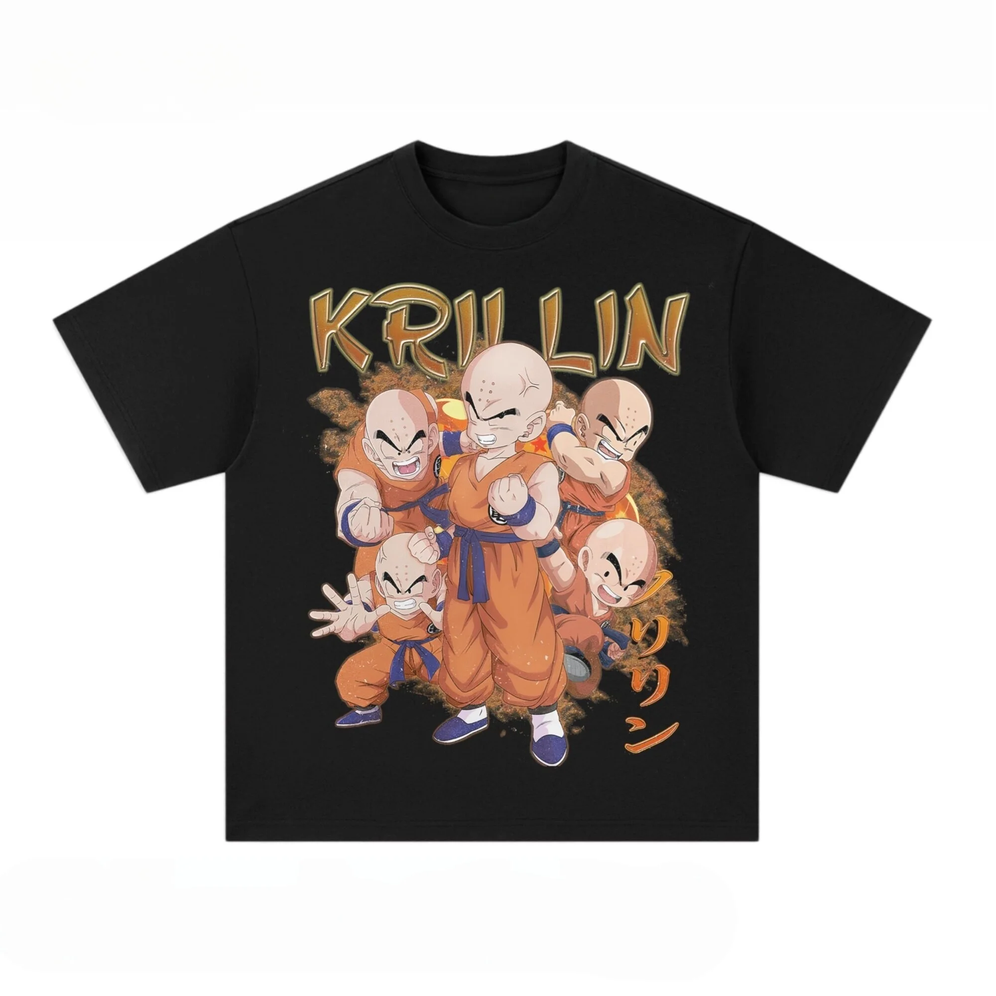 Camiseta Oversize de Algodón Estampada Colección Multi Estance Dragon Ball Kling Verano 2026, Manga Corta Casual Anime