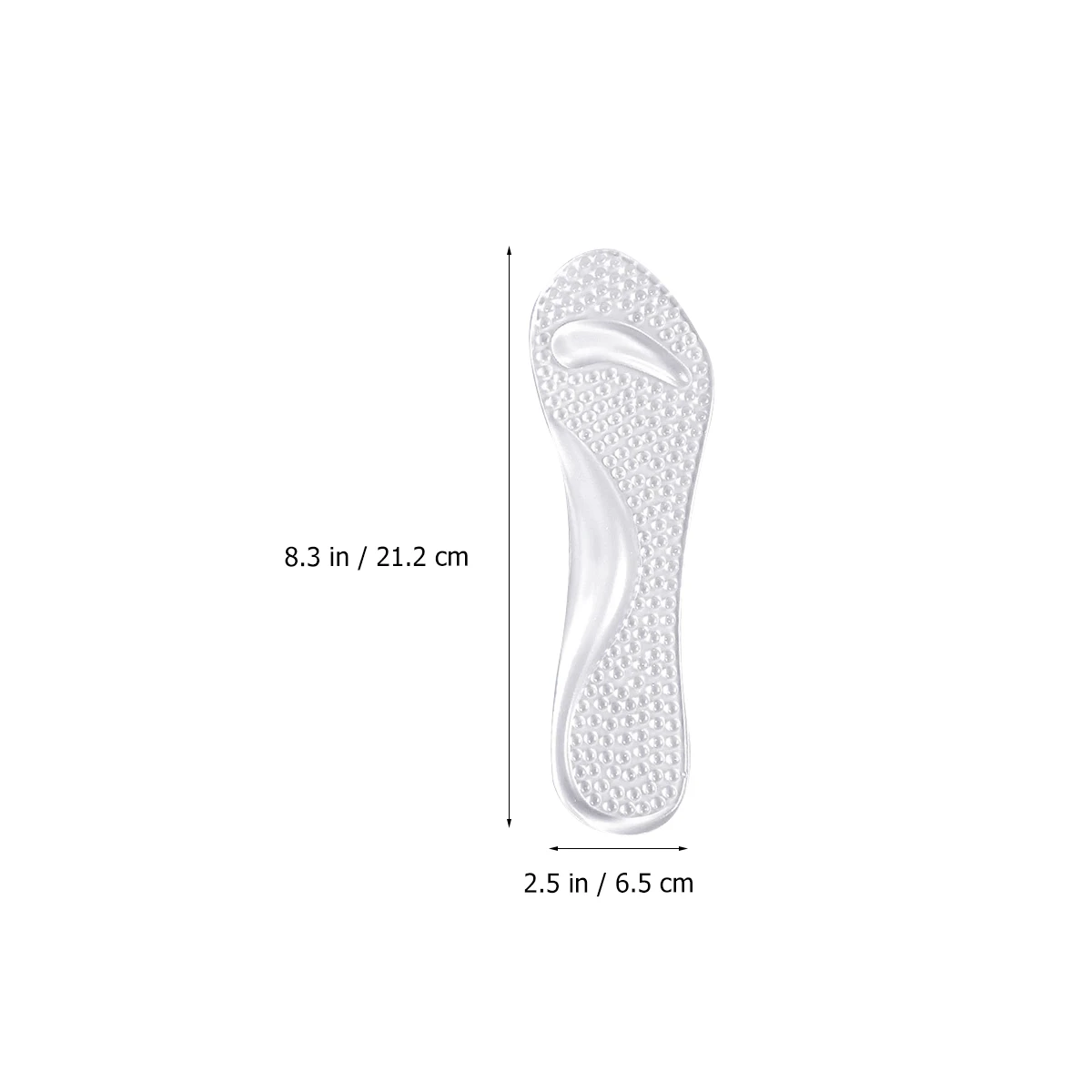 

2 Pairs Massage Insoles Women Gel Arch Support Cushion High Heels Comfort Foot Therapy Tool Lady Shoe Pad Insoles