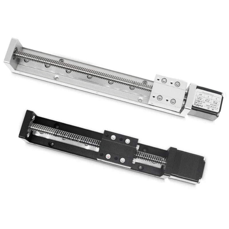 Linear Module Screw Guide Rail Micro Cross T-Type Drive Sliding Table with Stepper Motor