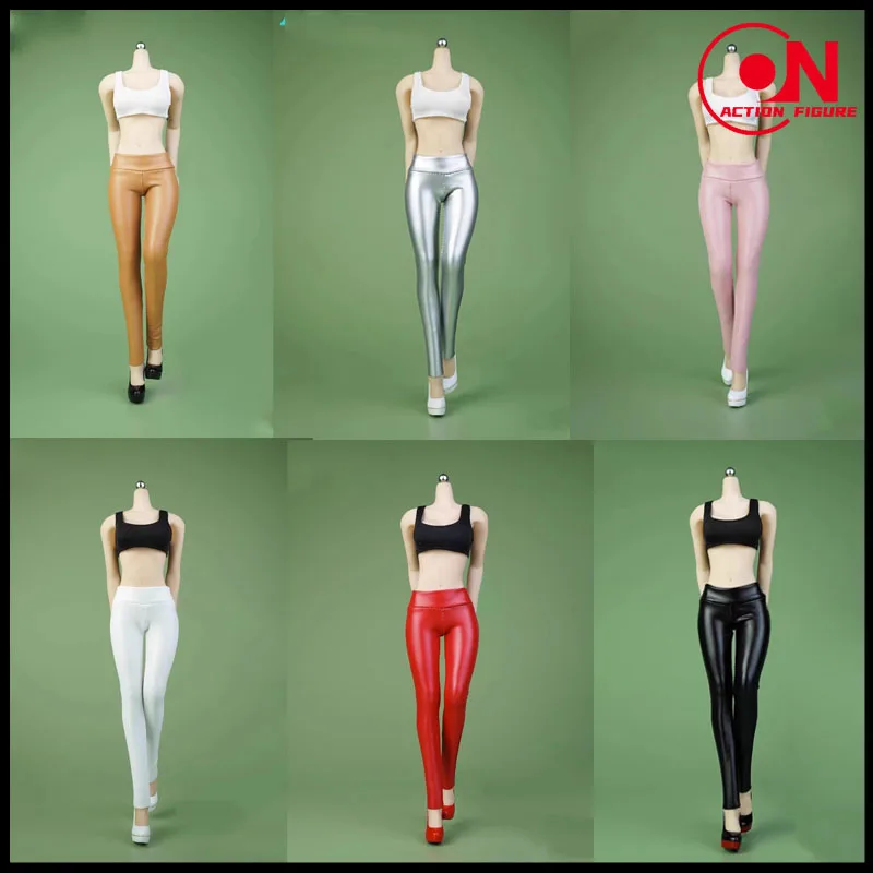 ICE TOYS IC1006 1/6 Scale Female Stretch Leather Pants Tight Pants Clothes Model Fit 12'' TBL PH JO Action Figure Body Dolls