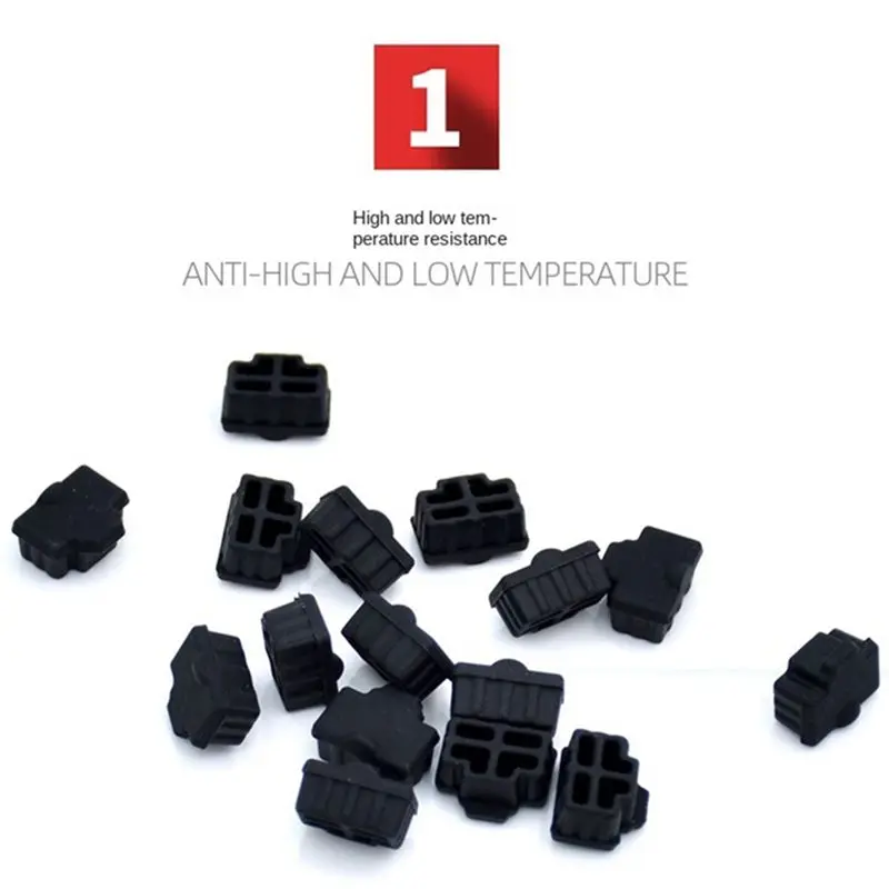 SCLS Rj45 Silicone Dust Plug Dust Cover Dust Cap Router Switch Network Cable Interface Computer Network Cable Dust Cap