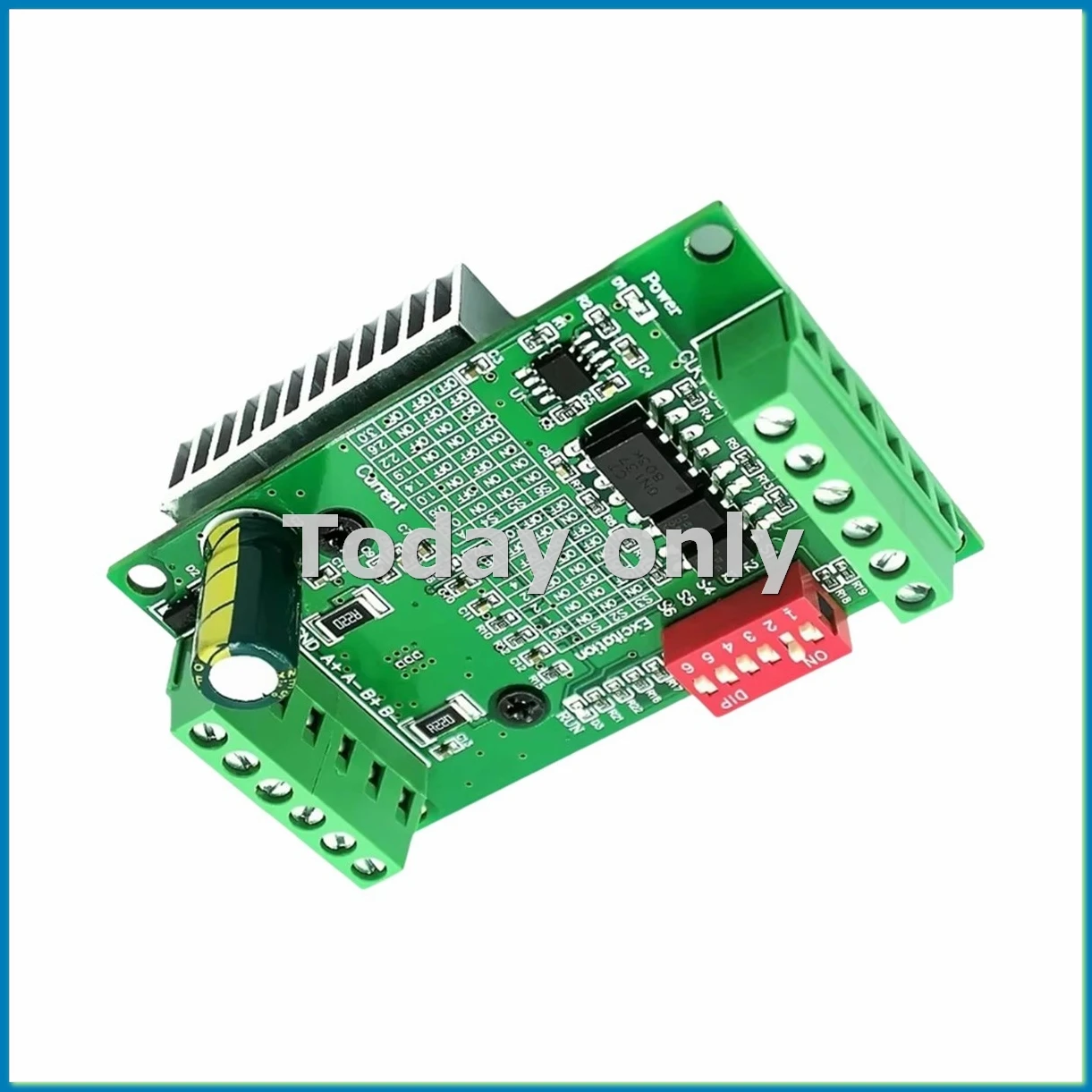 TB6560 3,5A Плата контроллера драйвера шагового двигателя 10 В-35 В Управление Rounter с ЧПУ Низкое напряжение Защита от теплового тока-A09I