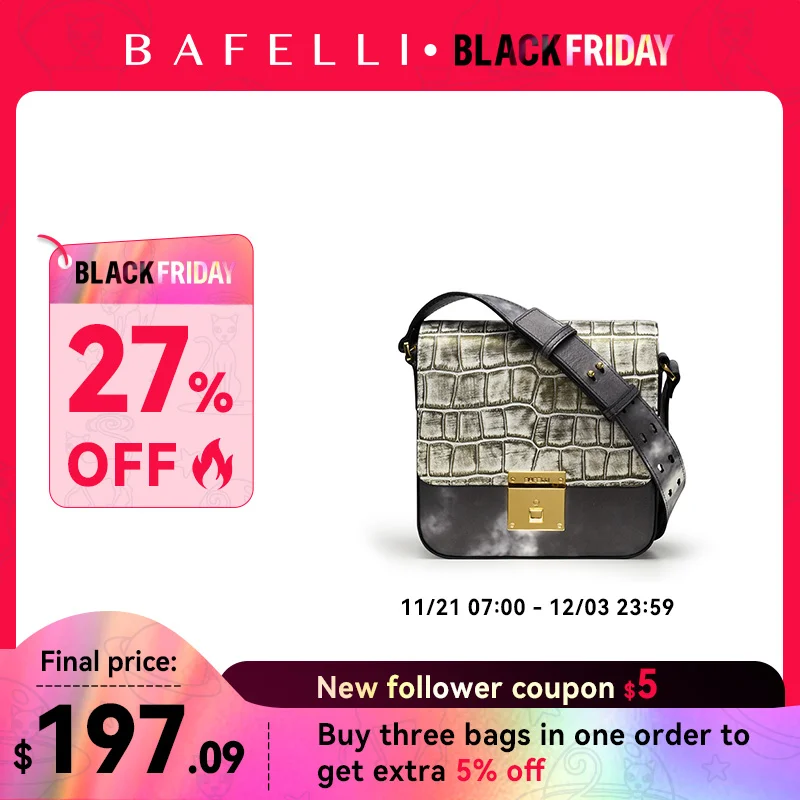 BAFELLI 2023 K GOLD WOMEN'S NEW FASHION BAGS LEATHER ORIGINAL DESIGNER LUXURY BRAND TRENDING SHOULDER PURSE CASUAL STYLE