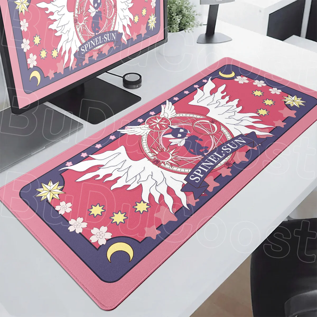 Anime Laptop Mouse Pad Large CCS Table Mat Gaming Office Setup Accessories Lock Edge Kawaii Card Captor Sakura Keyboard Mausepad