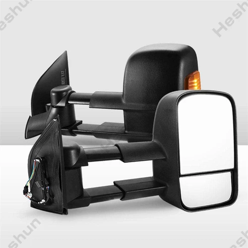 Par de espejos eléctricos extensibles para Nissan PATHFINDER, 2004-2013, NAVARA D40/2004, 2015