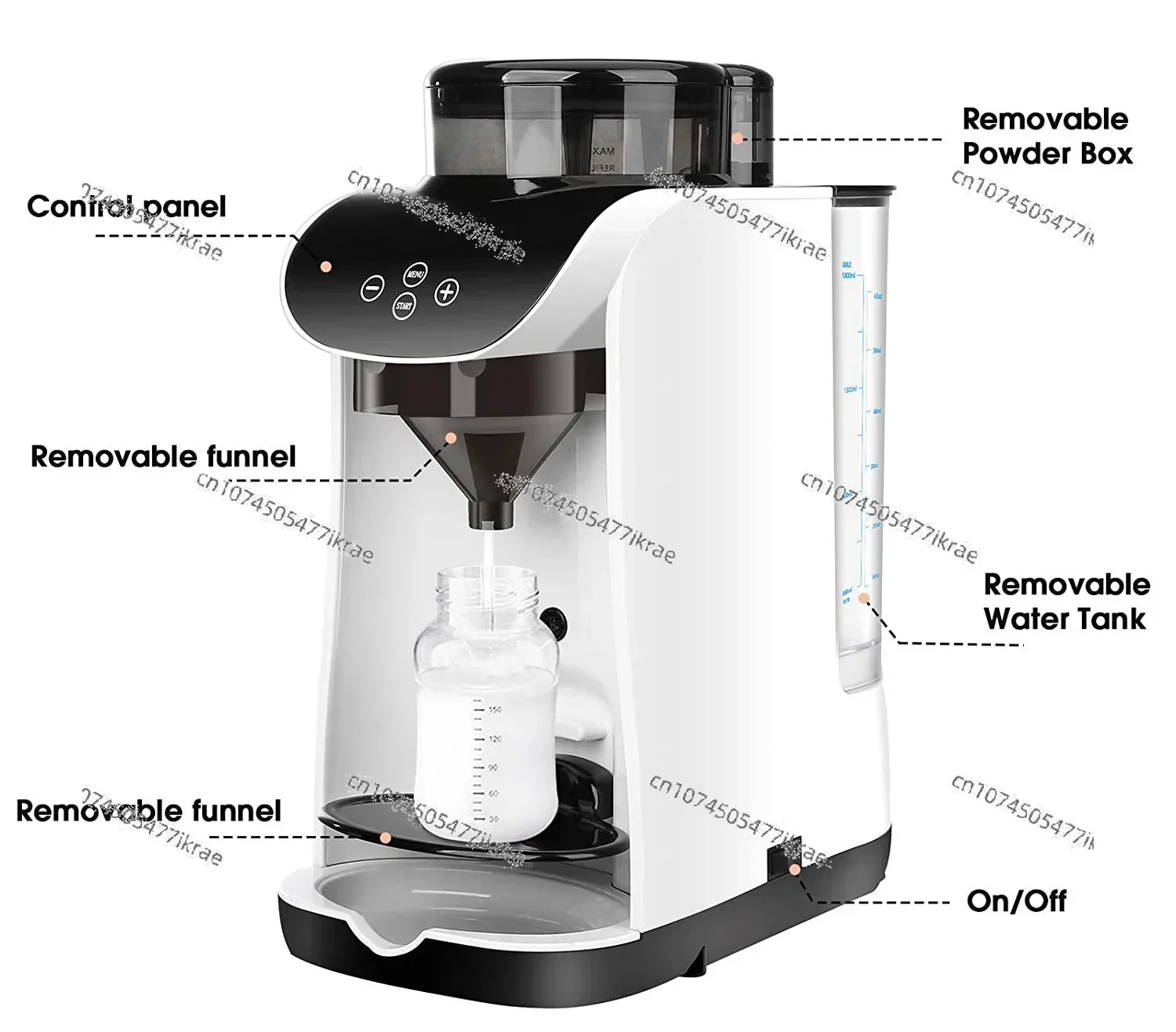 Intelligent smart Baby formula maker, APP one step automatic baby milk formula dispenser/baby formula machine