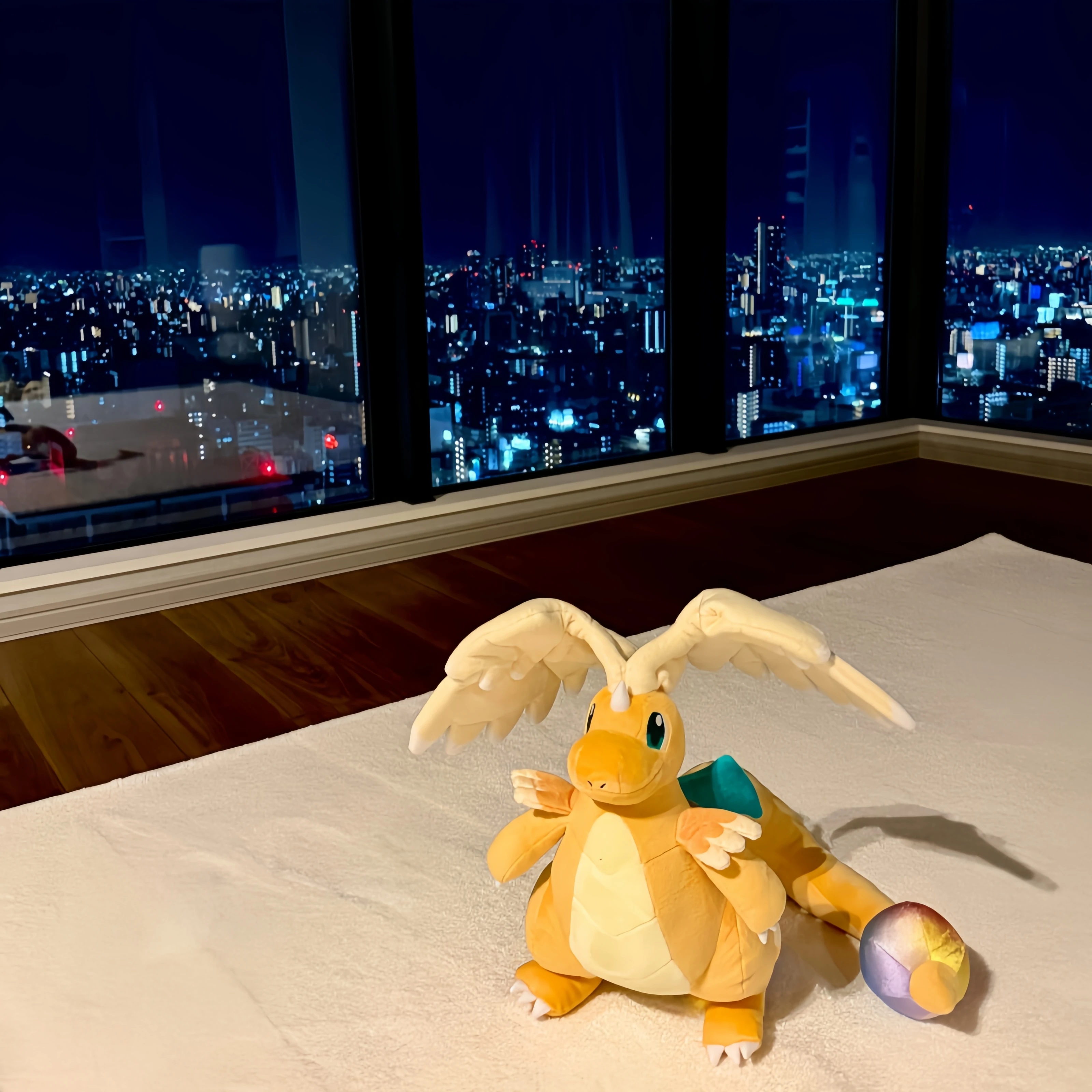

Limited Japanese Edition Mega Super Evolution Dragon Charizard Plush Doll Mega Dragonite Peluches Pikachu Plush Gifts