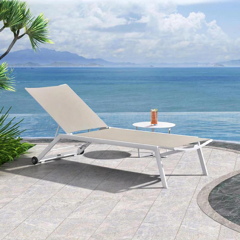 

Best All Weather Outdoor Furniture Rope Wicker Sunbed Beach Chair Sun Lounger For Hotel Sun Lounger Swimming Pool Chair