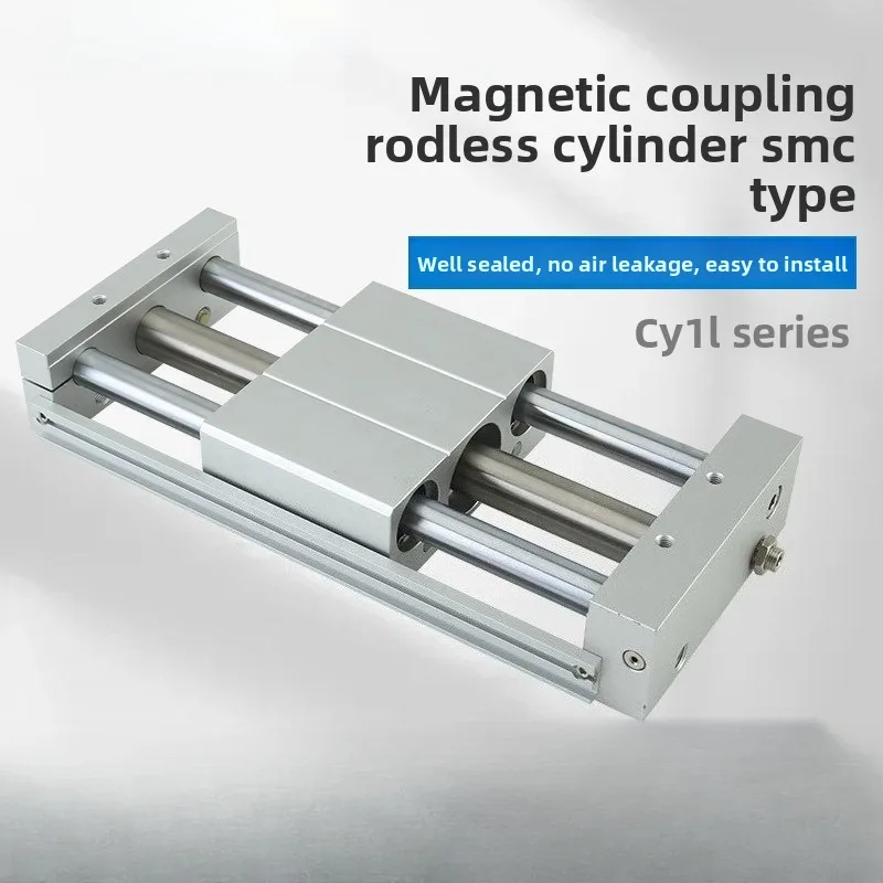 

CY1L6 CY1L10 CY1L15 SMC Бесштоковый воздушный цилиндр копирования с магнитной связью серии CY1L 6/10/15-100/200/300/400/500