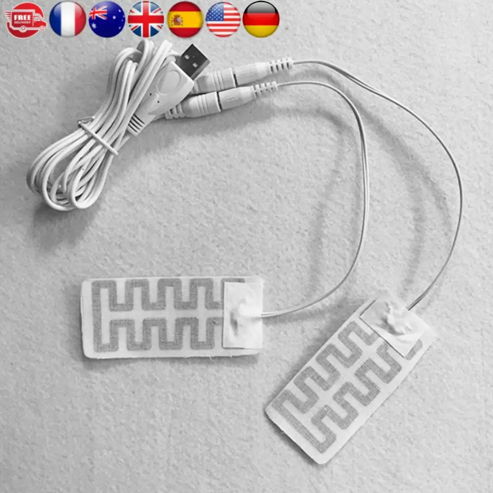 

Электрическая грелка из углеродного волокна, грелка для рук, ног, шеи, водонепроницаемая электрическая лихорадка, зарядка через USB для холодной погоды