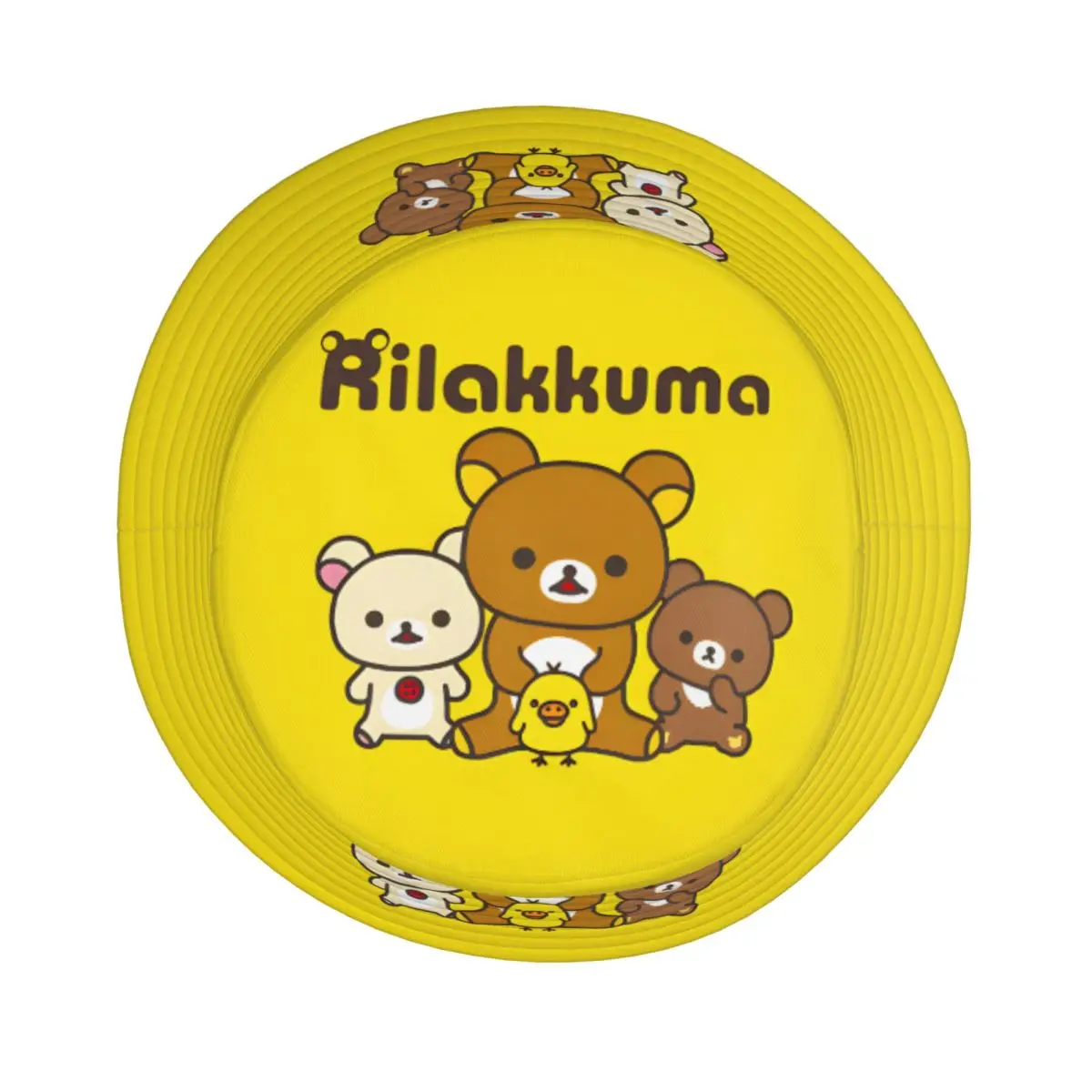 حار الصيف أغطية الرأس Rilakkuma الكرتون ميرش دلو القبعات نمط في سن المراهقة قبعات للحماية من الشمس بوب الأشعة فوق البنفسجية حماية قبعات الصيد الرياضة في الهواء الطلق