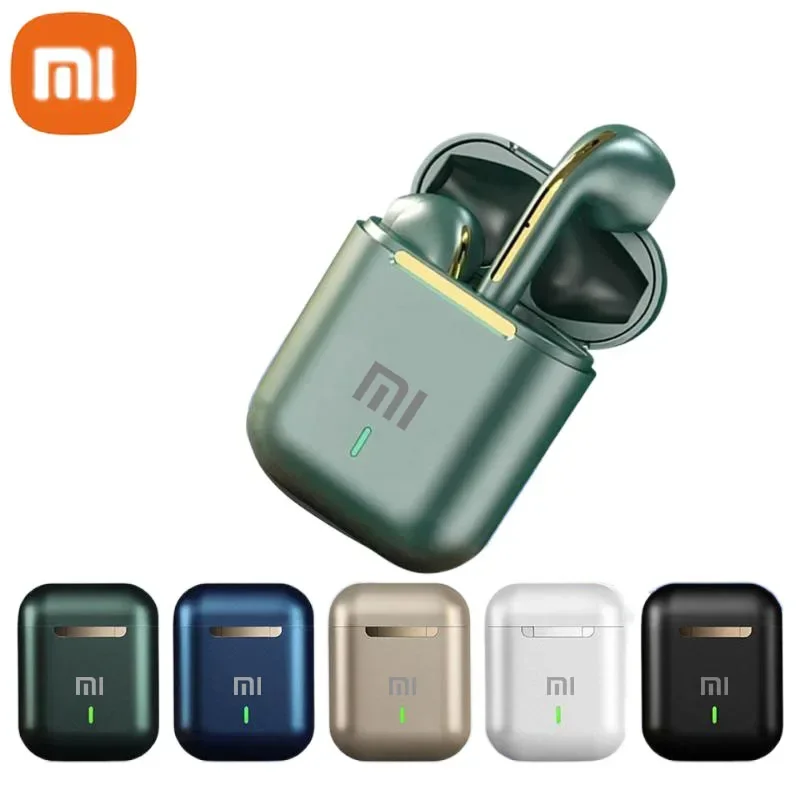 Original XIAOMI J18 Headset Drahtlose Kopfhörer Bluetooth Kopfhörer Echte Für Stereo Sport Spiel TWS Ohrhörer In Ohr Mit Mic Touch