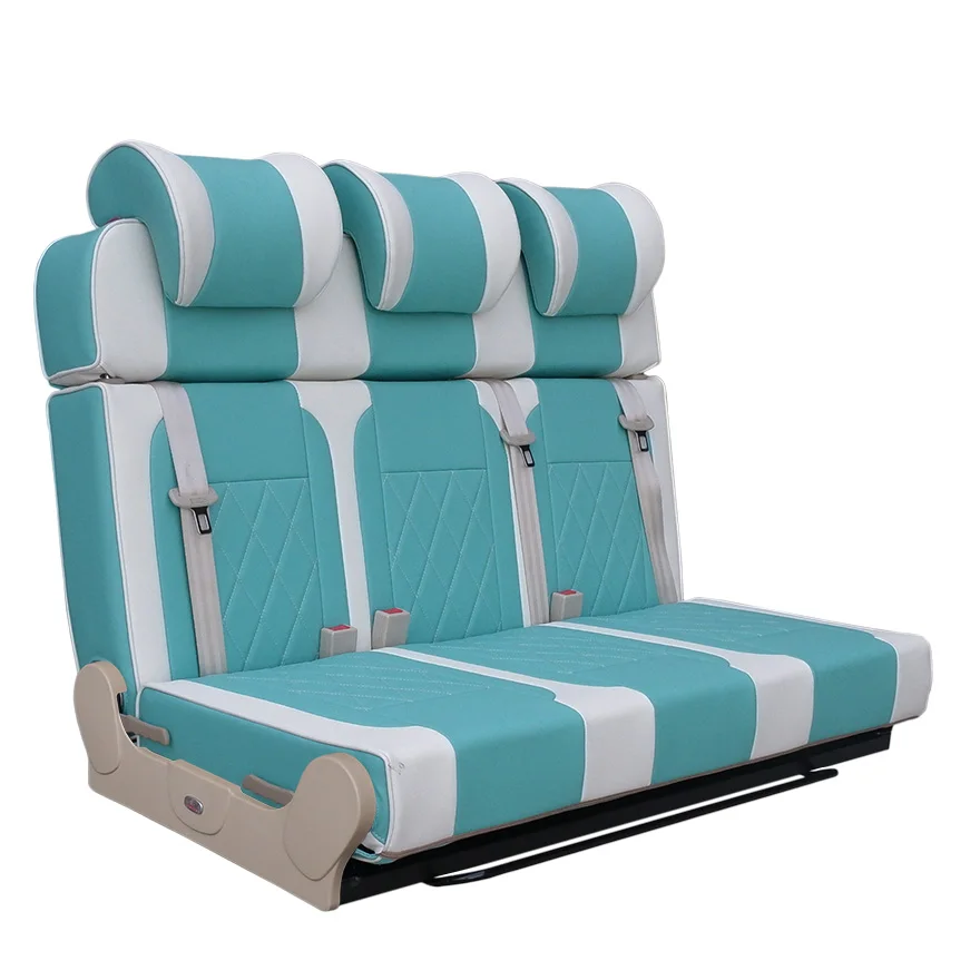 

RV Swivel Seat, New Leather RV Folding Swivel Seat Bed High-low Back Car Seat Chair for Motorhome