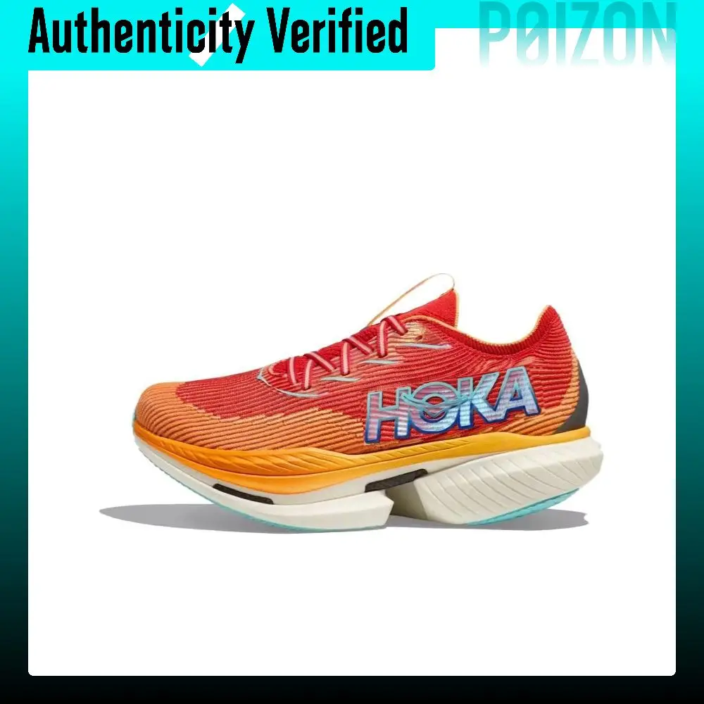 HOKA ONE ONE CIELO X1 Running Shoes Men's Low-top Orange Red 1147910-CSSL