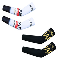 2025 UAE Team Cycling Arm Warmers Men Quick Dry Sunscreem Ciclismo Arm Protection Anti Slip Bike Accessorries Sport Sleeves