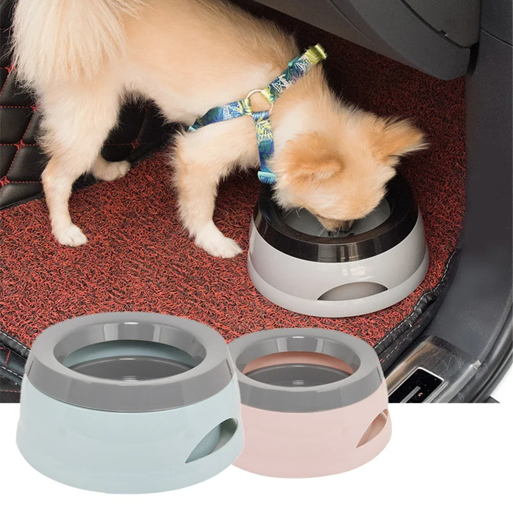 New Splash-proof Pet Bowl Dog Water Bottle For Vehicle Use Portable Drinking Bowls Feeding Water Dispenser Pet Dog Accessories