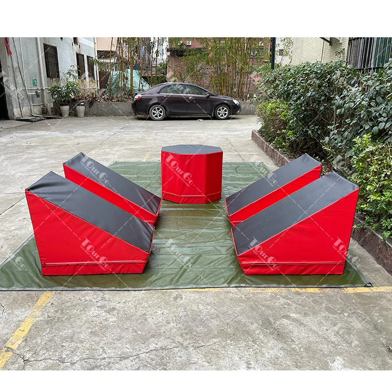

Kids Play Soft Mat Gymnastics Equipment Indoor Training Parkour Obstacles Slanted Steps