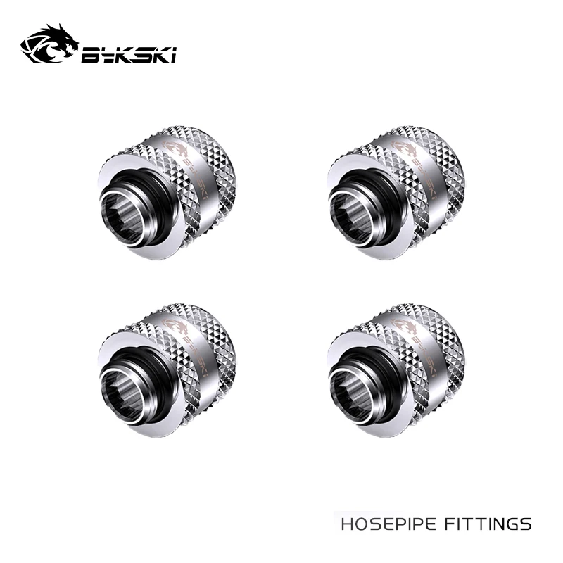 

Bykski G1/4" Soft Tube Fitting Water Cooled Adapter 3/8"ID x 5/8"OD 10x16mm 3/8"ID x 1/2"OD 10x13mm Flexible Pipe Connector