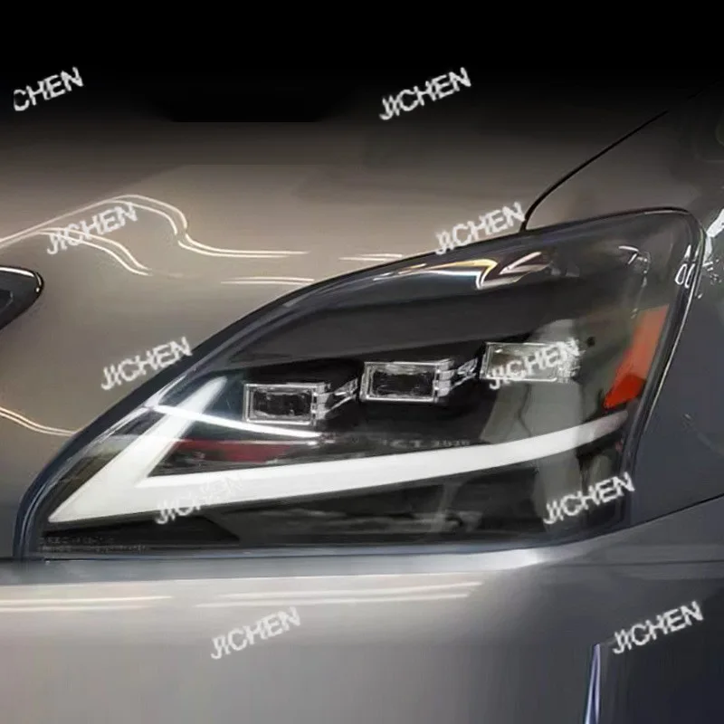 

Фара в сборе 330, модифицированные двухцветные светодиодные дневные ходовые огни