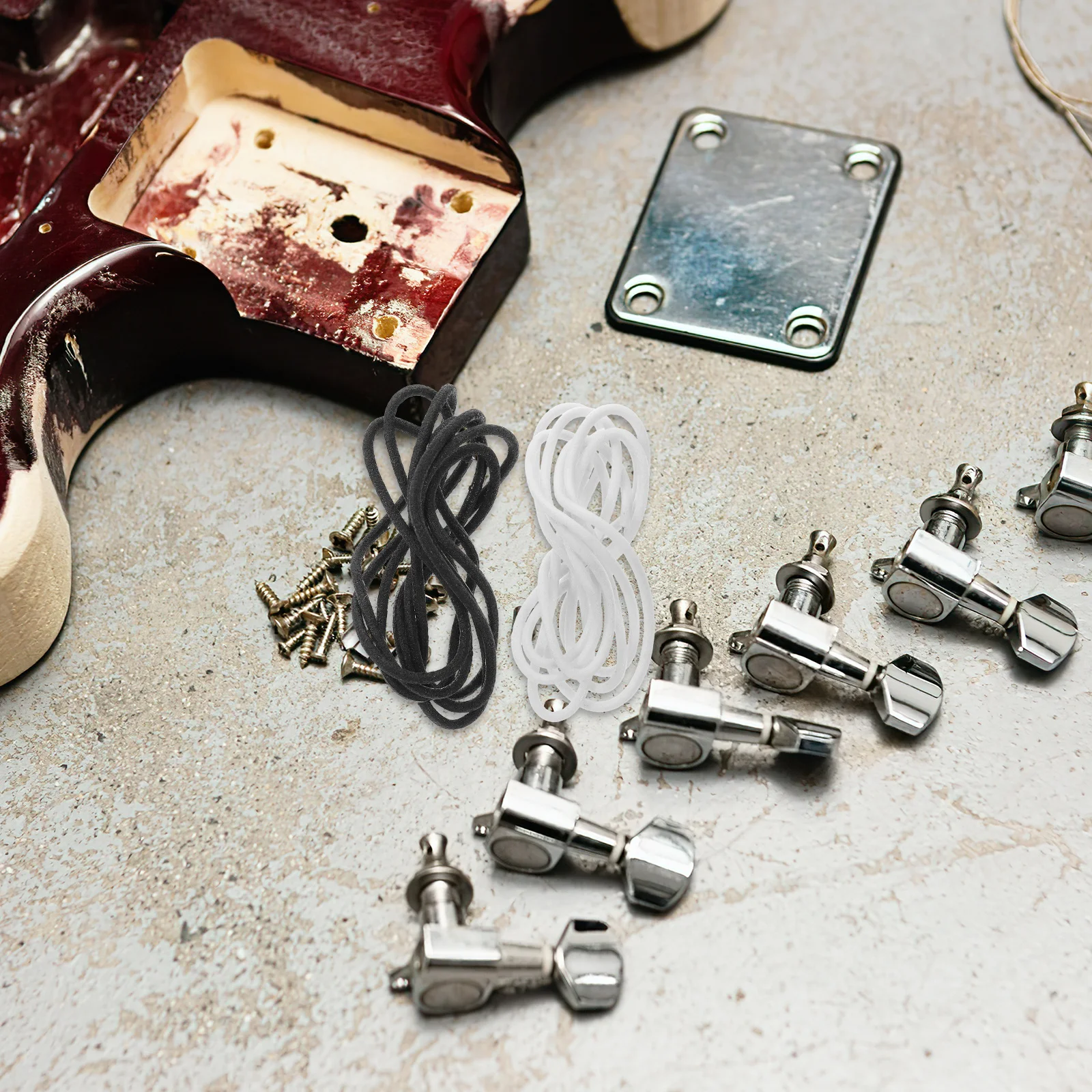 

Cloth-Covered 3.2 Feet 22 Awg Vintage-Style Guitar Wire Pushback For Pickup Connection Hot Ground Lead Portable Audio Device