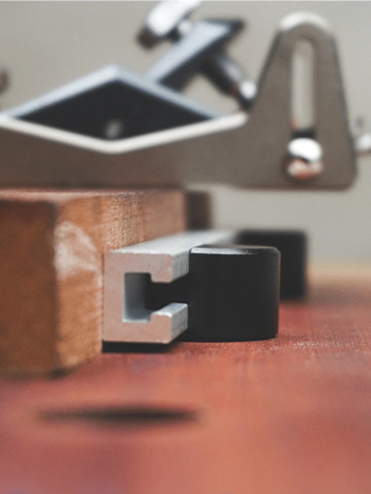 For T-Track Woodworking DIY Bench Planing Stop Baffle Table Planing Stop Bench Dogs Clamp 2pcs Table Fixing Clamp