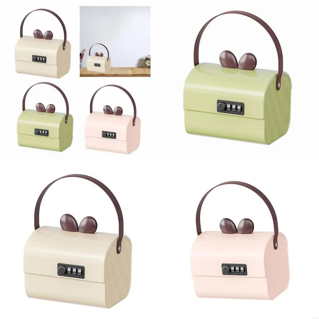 Money Box with Code for Kids Portable Password Piggy Banks Toy Birthday Gift