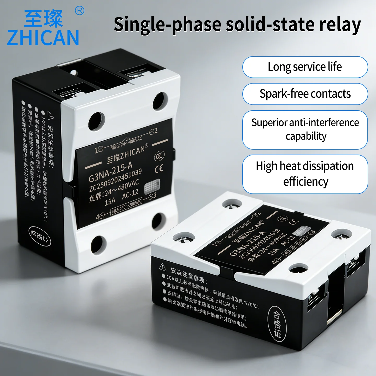 zhican-g3n-□-rele-de-estado-solido-ssr-monofasico-de-grau-industrial-24v-380v-com-controle-dc-para-correntes-ac-dd-da-aa-10a-60a