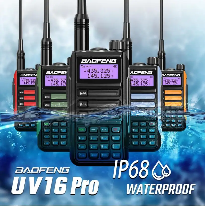 

2023 BaoFeng UV-16 Pro Mate V2 Maximize 10w Walkie Talkie Long Range Waterproof UV16 Pro V2 Two Way Radio Upgraded UV5R Max V2