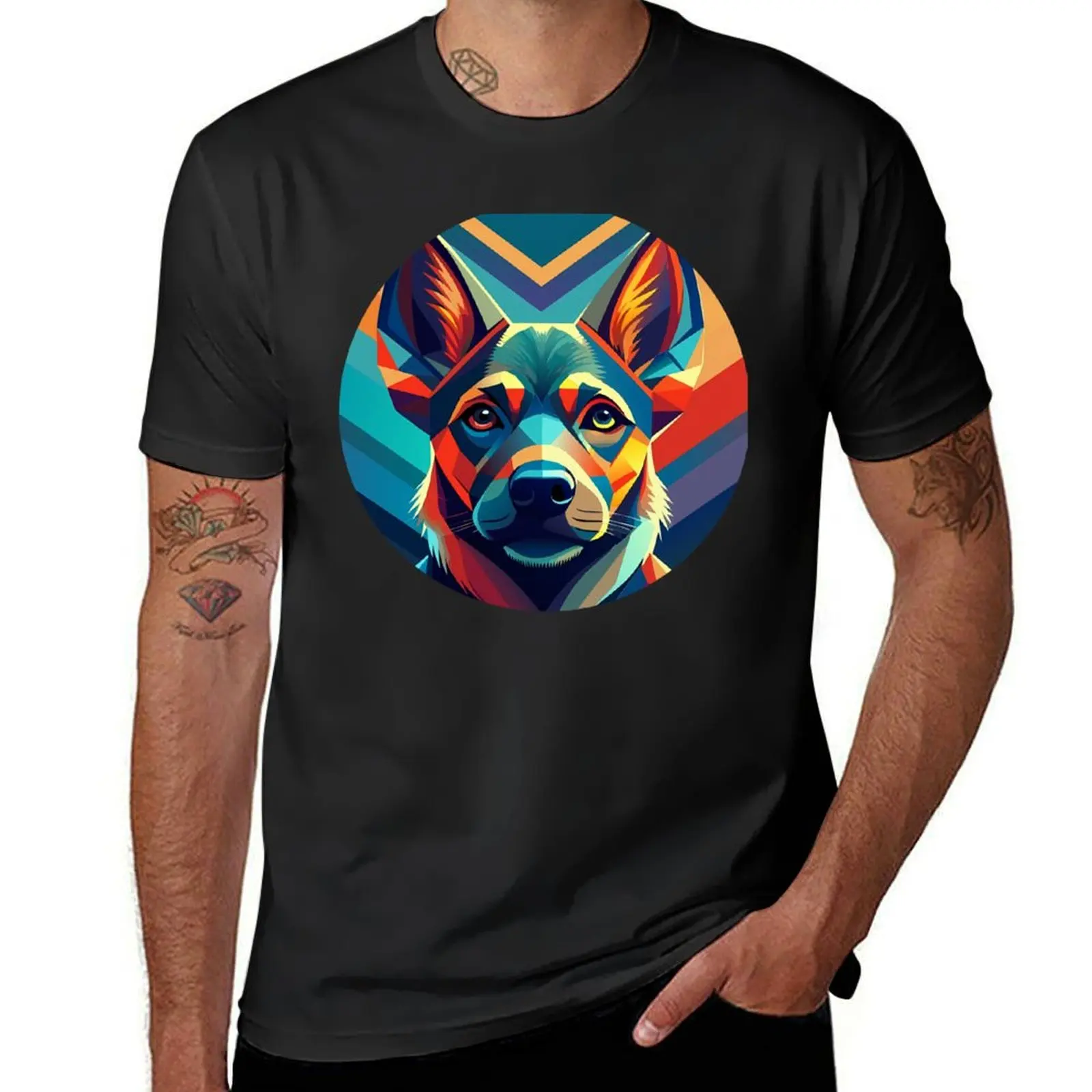 

Rainbow k 9 T-Shirt vintage tees Men's t-shirt