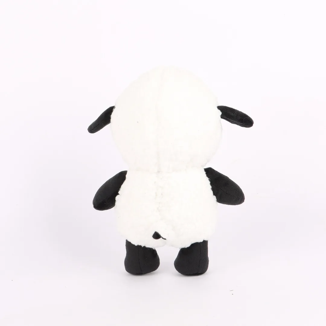 26cm Kawaii Black White Sheep Lamb Sheepy A Short Adventure Plush Doll Stuffed Lamb Plushie Toy Cute Gift for Kids Birthday