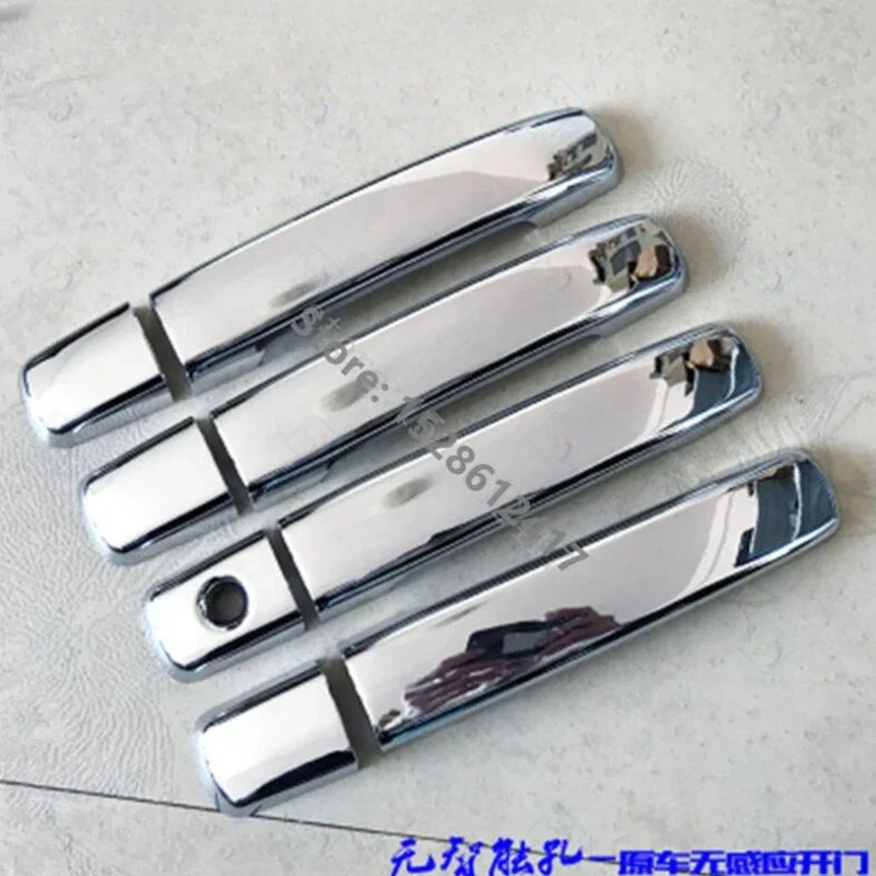 Chrome ABS Chrome Door Handle Protective Covering Cover Trim For Nissan Pathfinder R51 2005 - 2006-2007-2012 (8pc) Car Styling