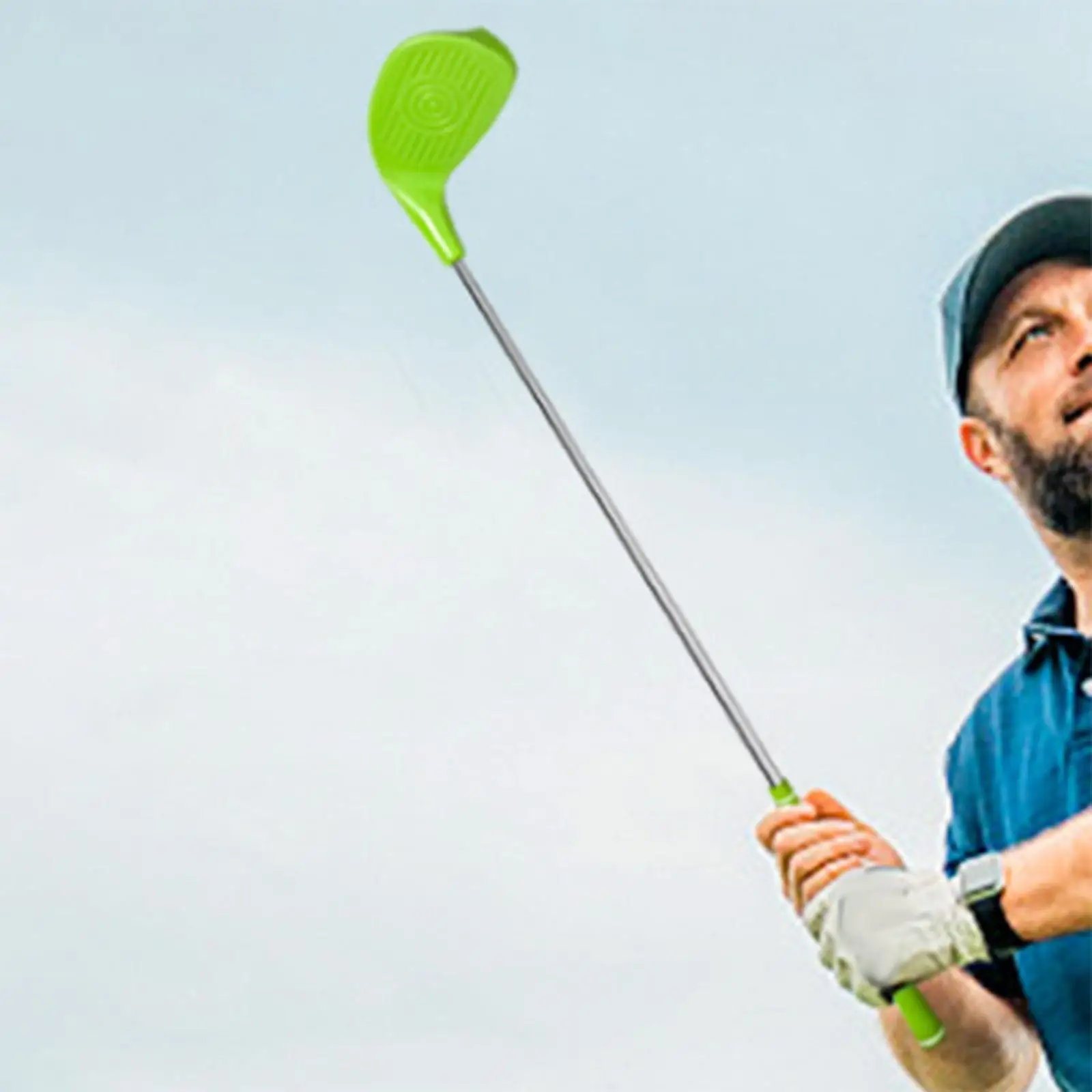 

Golf Club Golf Training Aid AntiSlip Grip Portable Gift Golfer Gift Practice Club Golf Swing Training for Games Sports Garden