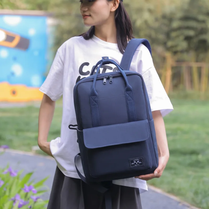 Fashionable large capacity business computer bag, waterproof and shockproof computer backpack, leisure travel large capacity bac