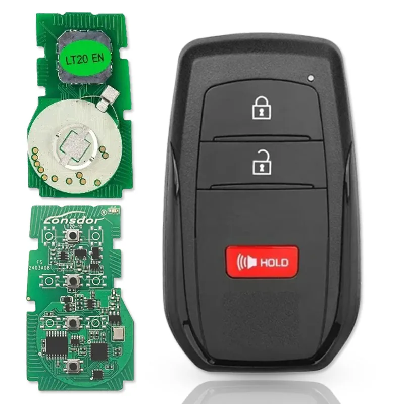 Keyless Smart Car Key 8A Chip Supports K518K518ISE KH100+ Generated for Toyota Sienna Venza Tacoma Tundra 2021-2024 BZ4X