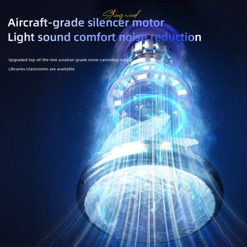 Ventilateur portatif 1-100 vitesses réglable Turbo Mini ventilateur avec affichage LED USB Rechargeable refroidissement par glace ventilateur à main personnel