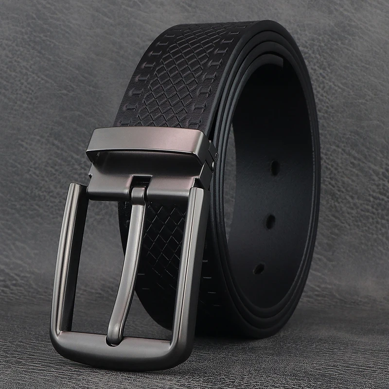 لون القهوة 3.8 سنتيمتر أحزمة واسعة رجالي جلد طبيعي كبير دبوس مشبك حزام الخصر 2025 جديد حزام الخصر غير رسمي الموضة