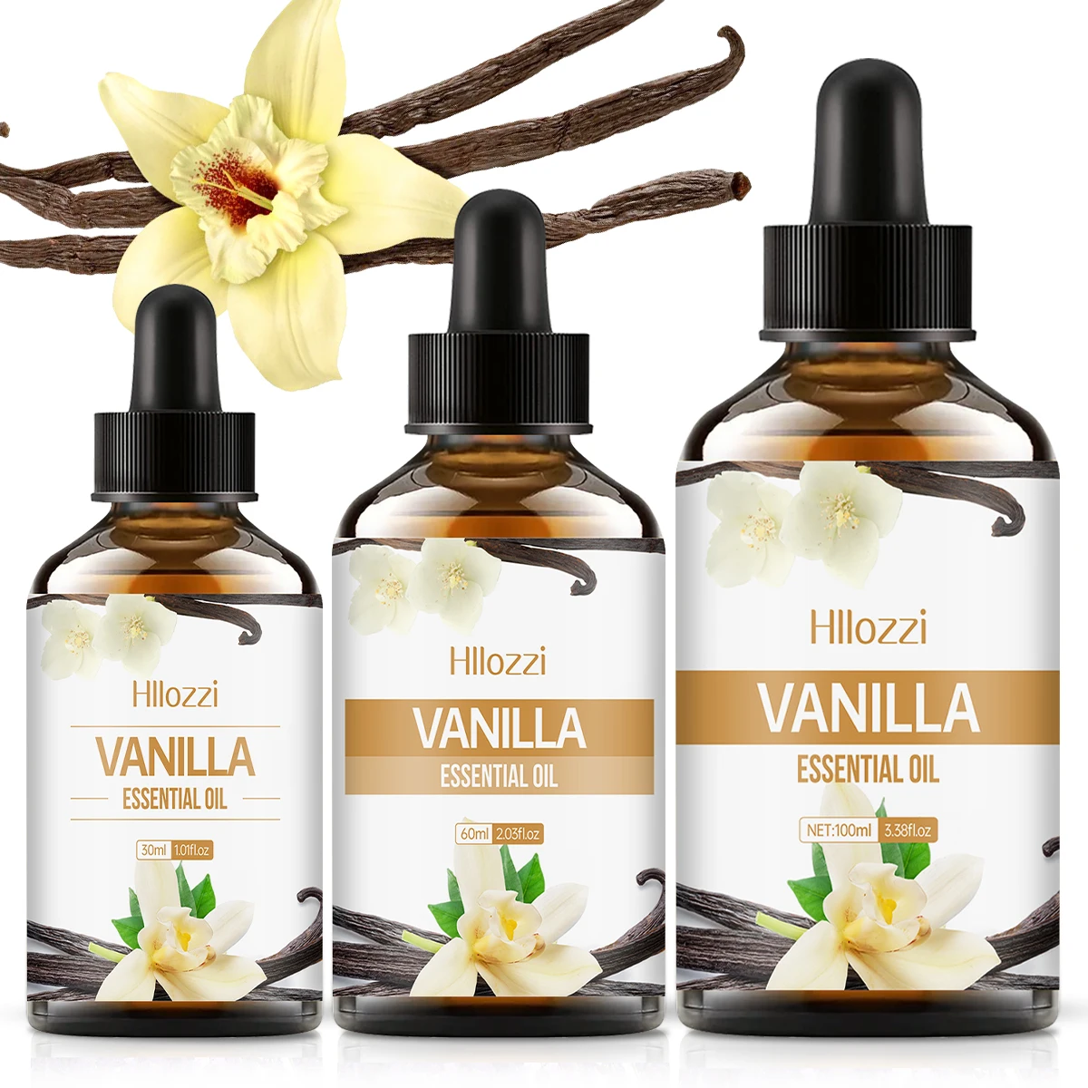 زيت الفانيليا العطري عبارة عن زيت أساسي غني ومتعدد الاستخدامات والذي يمكن استخدامه أيضًا في أجهزة توزيع الزيوت العطرية وDIY #1