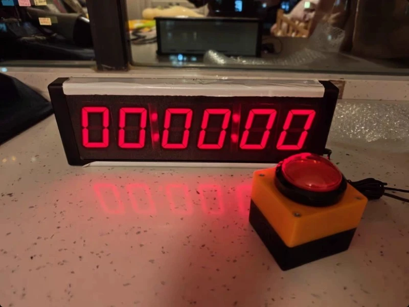 LED Digital Race Timer, Voice Countdown Stopwatch with Remote Control for Basketball Speech Escape Room Training