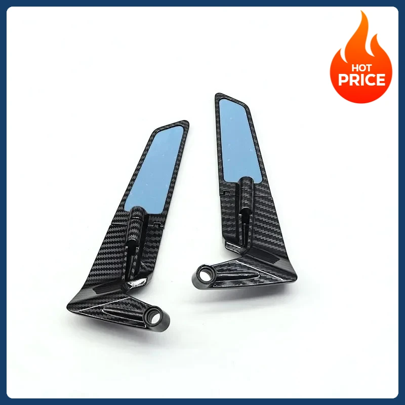 For KTM 250 390 200 690 125 DUKE 990 SUPER R 790 1290 Motorcycle Mirrors Stealth Winglets Mirror To Rotate Adjustable Mirrors