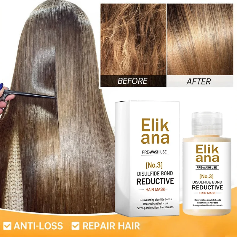 

Magic Hair Repair Mask Keratin Straightening Repair Damaged Frizzy Treatment Soft Smoothing Hydrated Shiny Hair Care Product