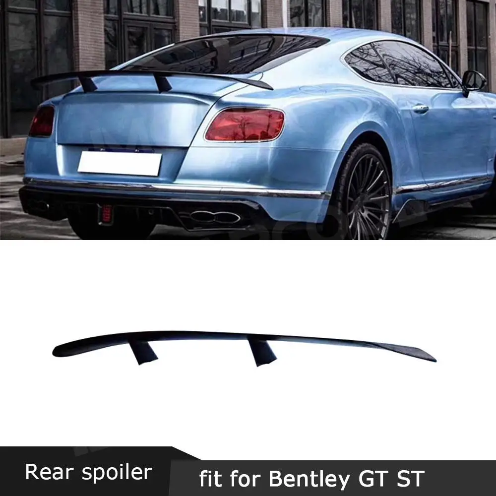 

Rear Trunk Wing Spoiler for Bentley Continental GT 2015 2016 2017 ST Style Car Duckbill Rear Trunk Spoiler Carbon Fiber